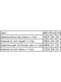 Повседневный костюм Носи своє модель 6028-043-goroh-chornilxno-sinj Фото