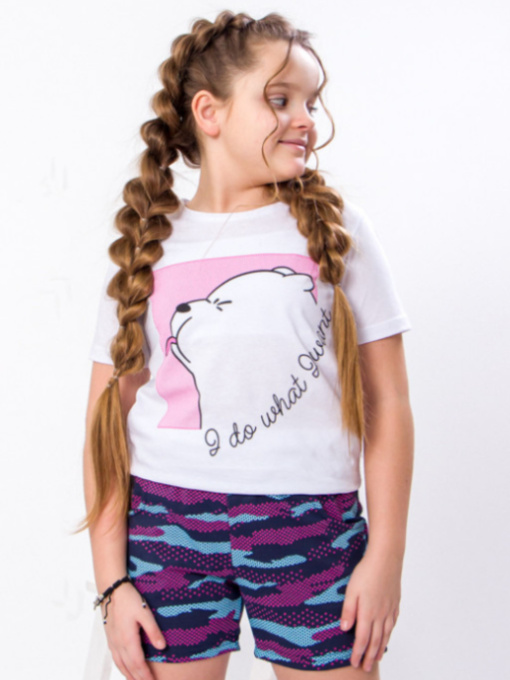 Повсякденні шорти Носи своє модель 6033-055-kamuflqzh-malina Фото