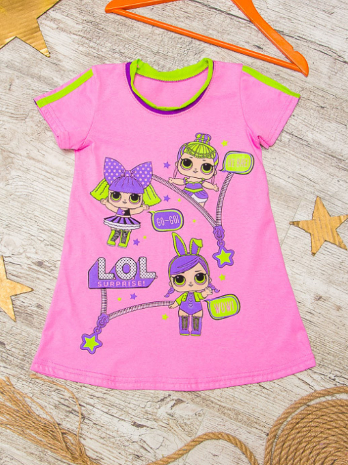 Платье мини Носи своє модель 6054-001-33-rozhevij-lola Фото