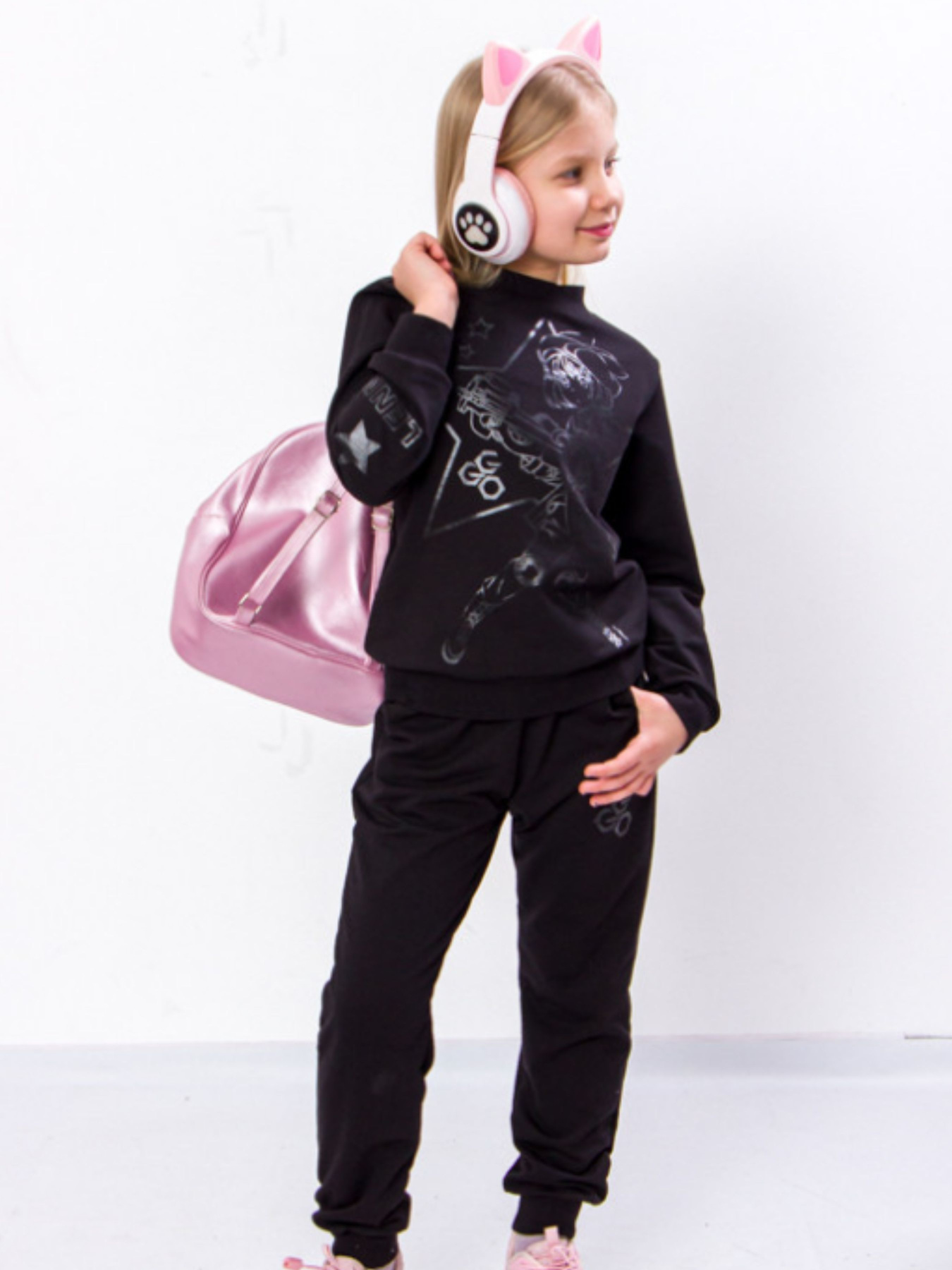 Спортивный костюм Носи своє модель 6063-057-33-2-chornij Фото