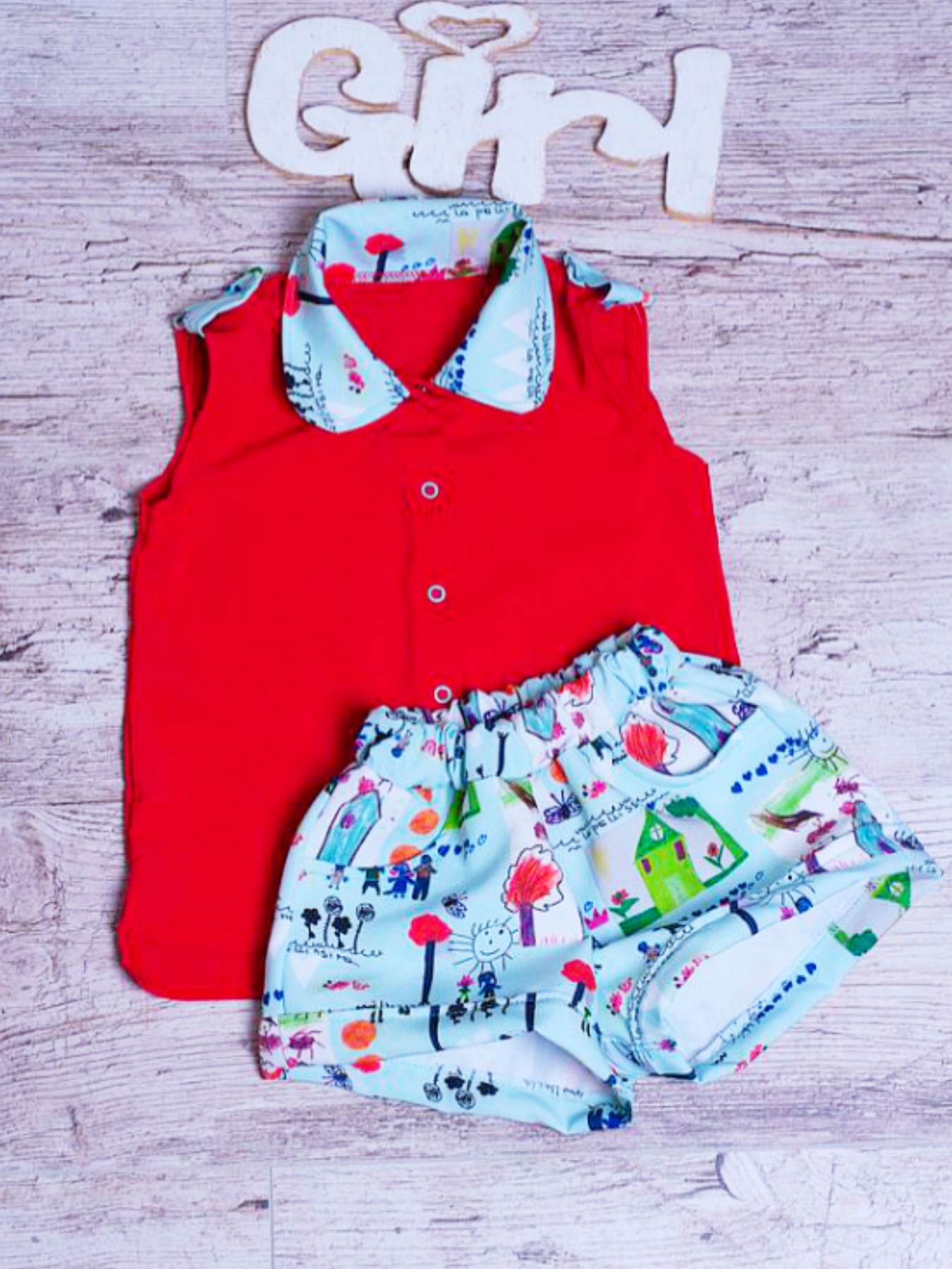 Повсякденний костюм Носи своє модель 6115-078-chervonij Фото