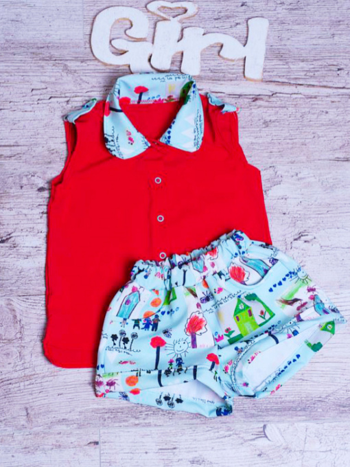 Повсякденний костюм Носи своє модель 6115-078-chervonij Фото