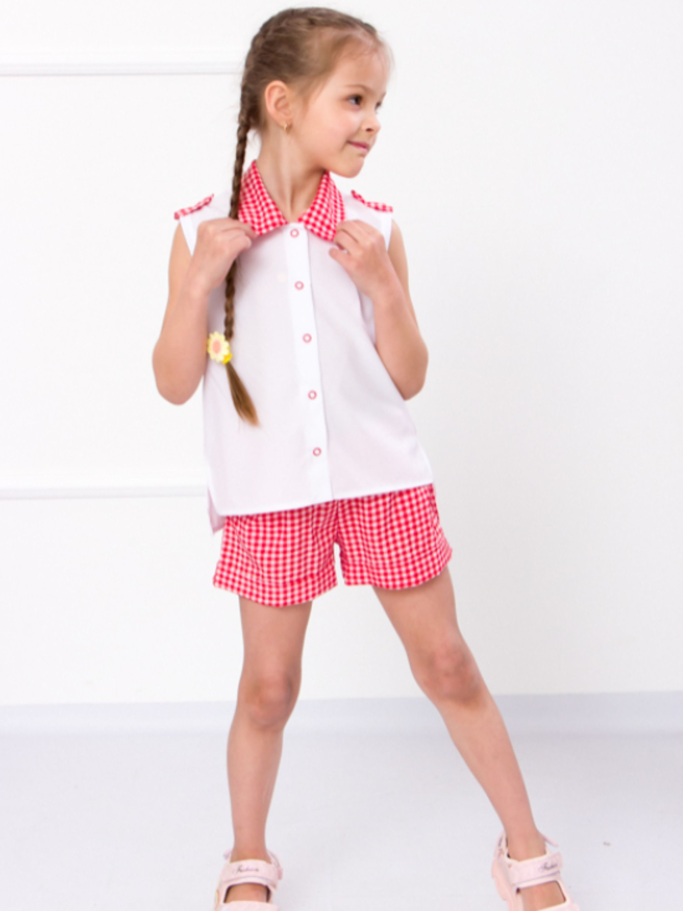 Повседневный костюм Носи своє модель 6115-078-chervonij-kltinka Фото