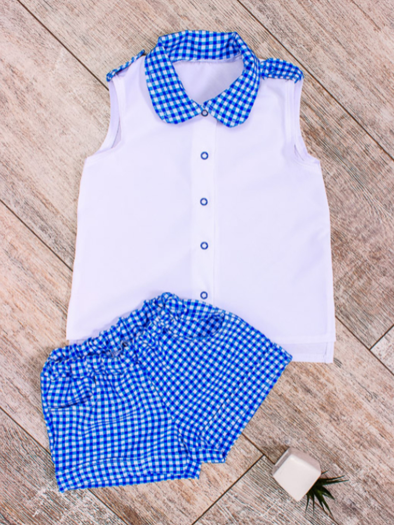 Повседневный костюм Носи своє модель 6115-078-sinj-kltinka Фото