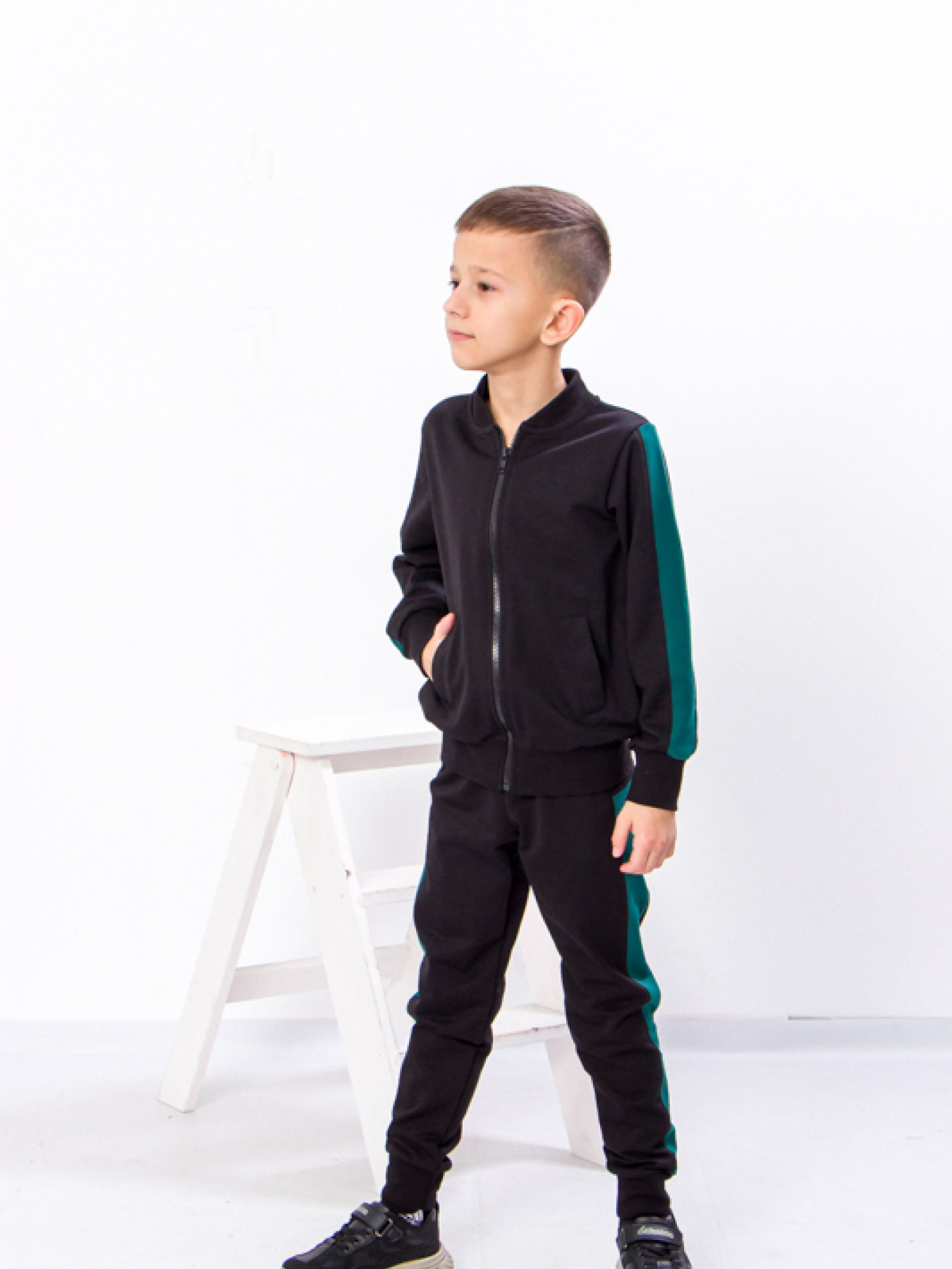 Спортивный костюм Носи своє модель 6152-057-4-chornij-butilochnij Фото