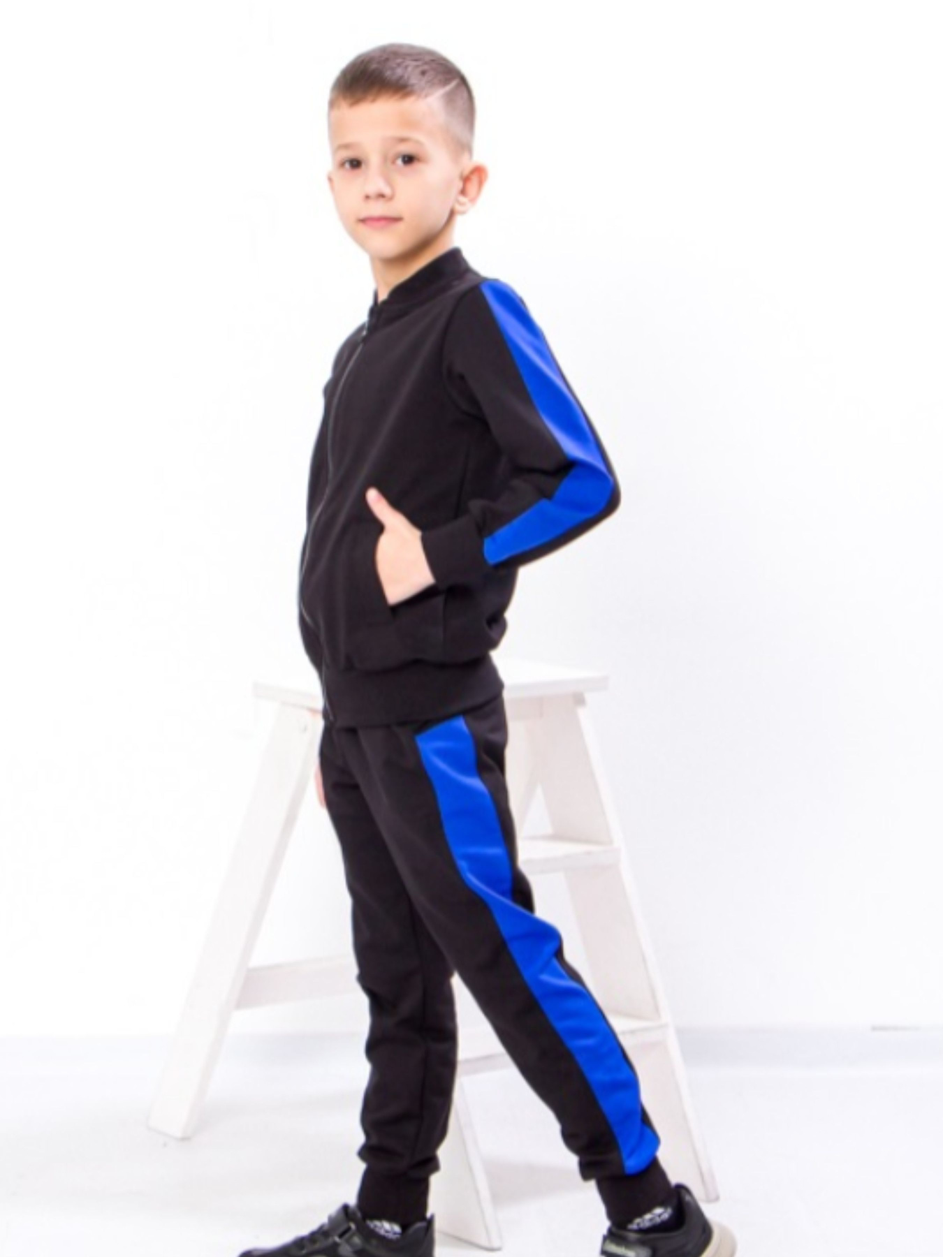 Спортивний костюм Носи своє модель 6152-057-4-chornij-elektrik Фото