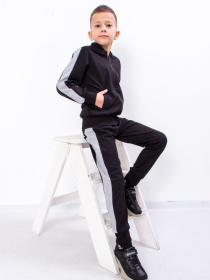 Спортивный костюм Носи своє модель 6152-057-4-chornij-srij Фото