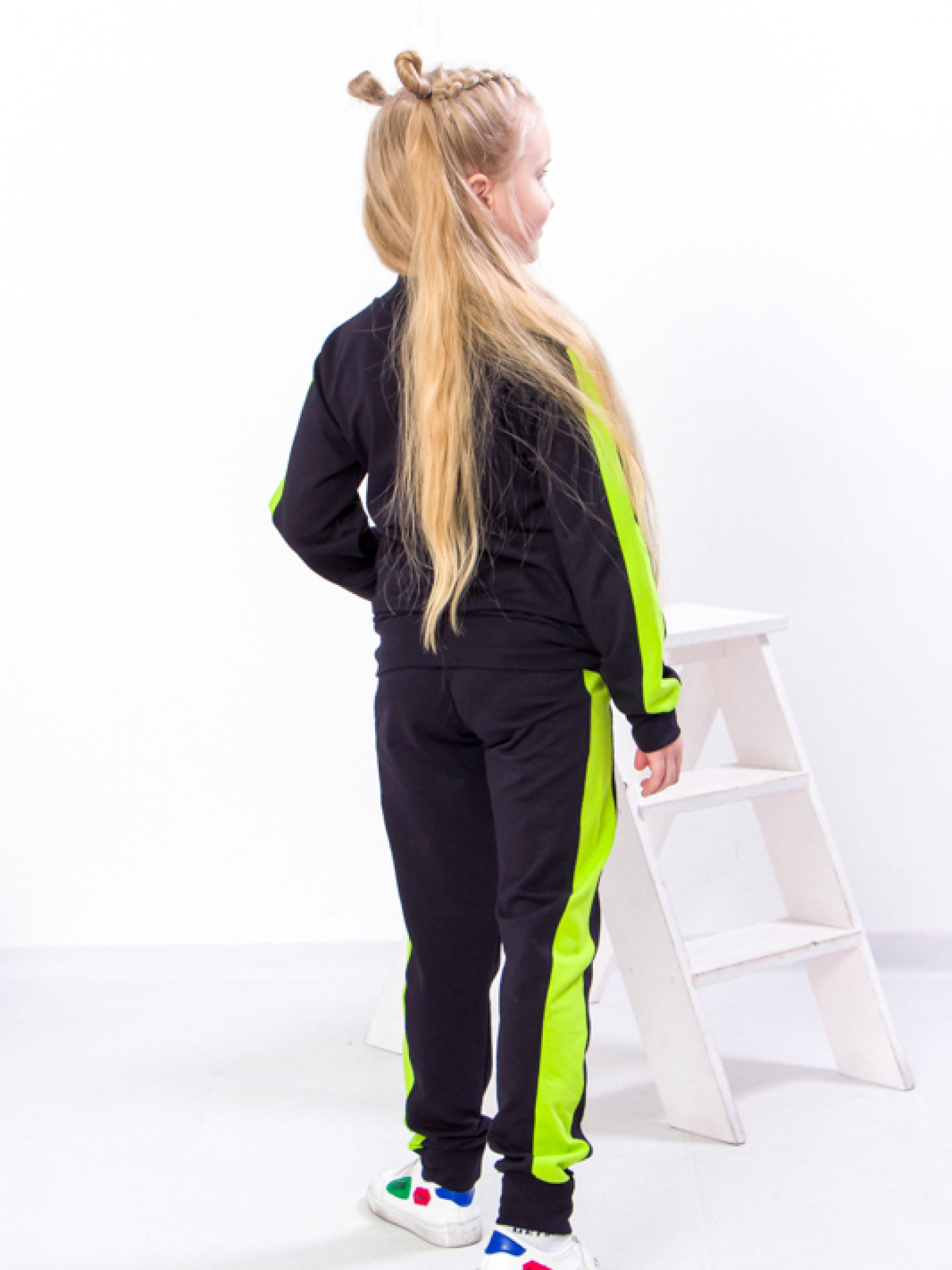 Спортивный костюм Носи своє модель 6152-057-5-chornilxno-sinj-citrus Фото