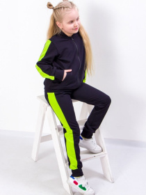 Спортивный костюм Носи своє модель 6152-057-5-chornilxno-sinj-citrus Фото