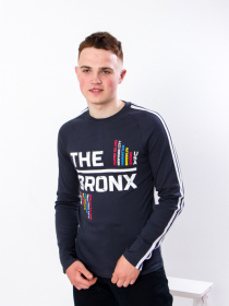 Лонгслив Носи своє модель 8009-015-33-temno-srij Фото