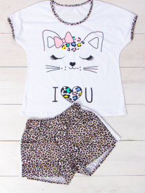 Пижама Носи своє модель 8072-002-33-leopard-korichnevij Фото