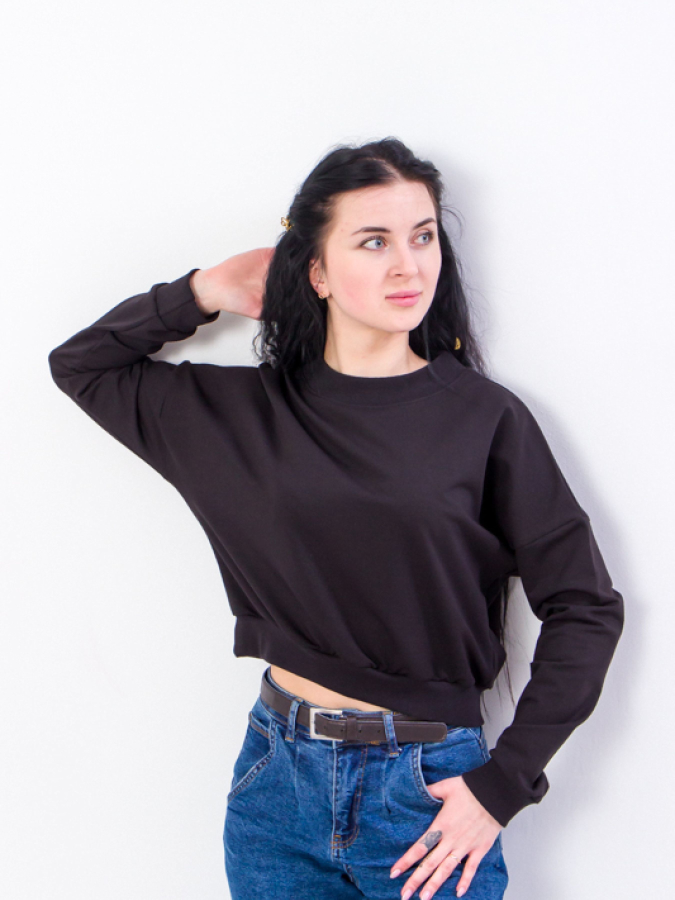 Свитшот Носи своє модель 8185-057-chornij Фото