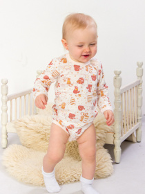 Боди для младенцев Носи своє модель 5010-002-5-kotiki-molochnij Фото