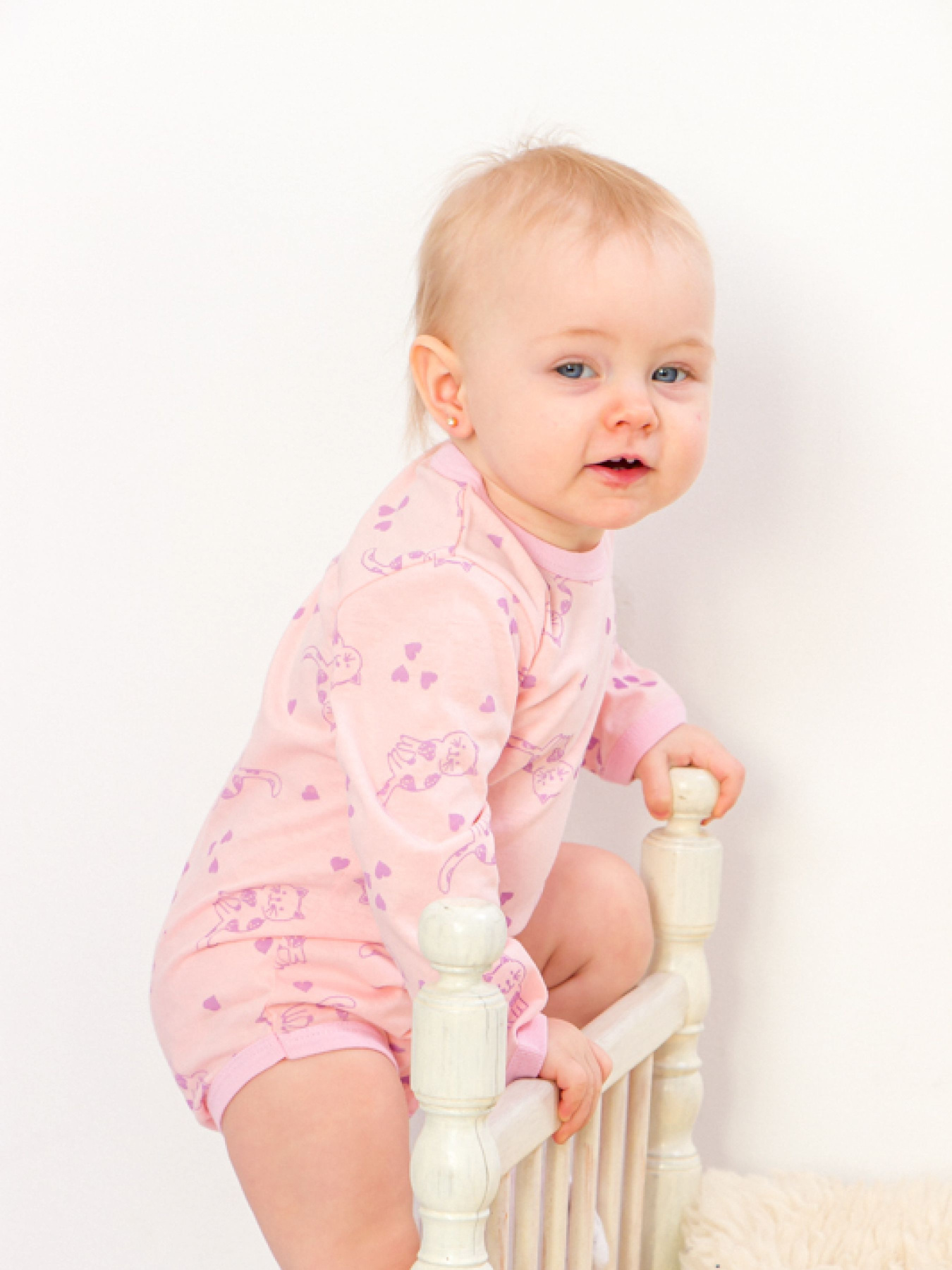 Боди для младенцев Носи своє модель 5010-002-5-kotiki-persik Фото