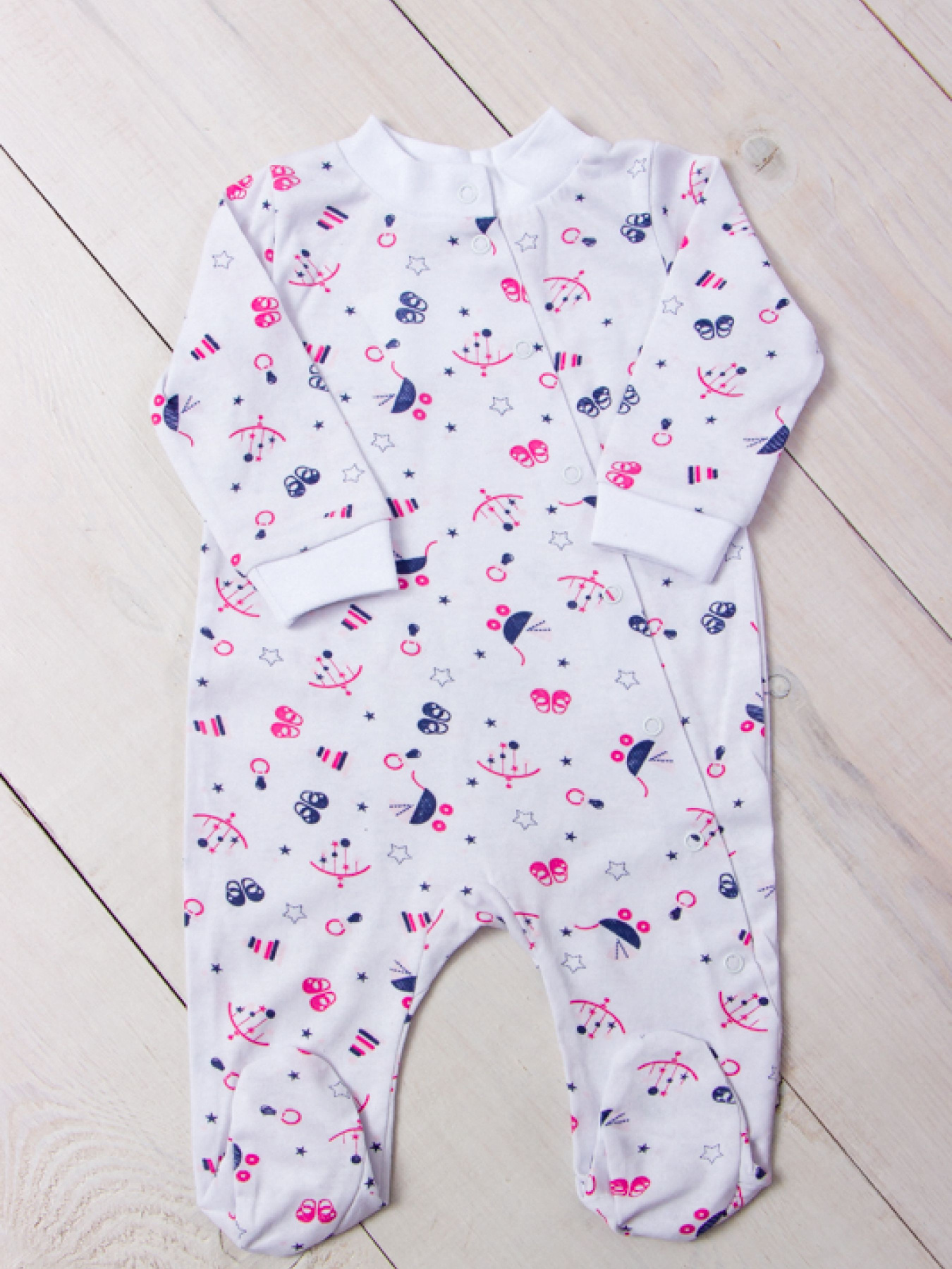 Нательный комбинезон Носи своє модель 5032-002-5-dvchinka-blij Фото