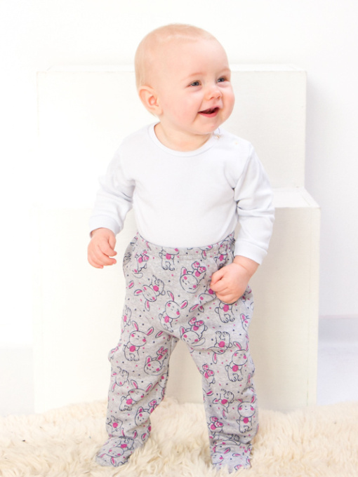 Повзунки Носи своє модель 5033-024-5-zajka-srij Фото