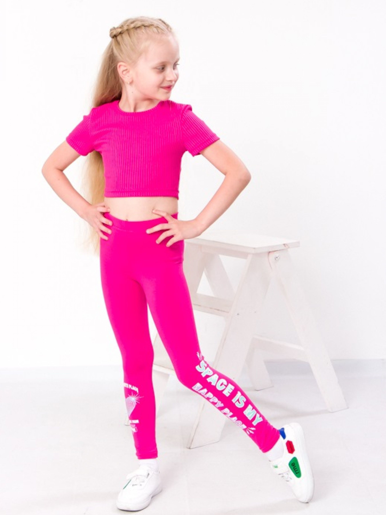 Леггинсы Носи своє модель 6000-036-33-orhideq-serdechka Фото