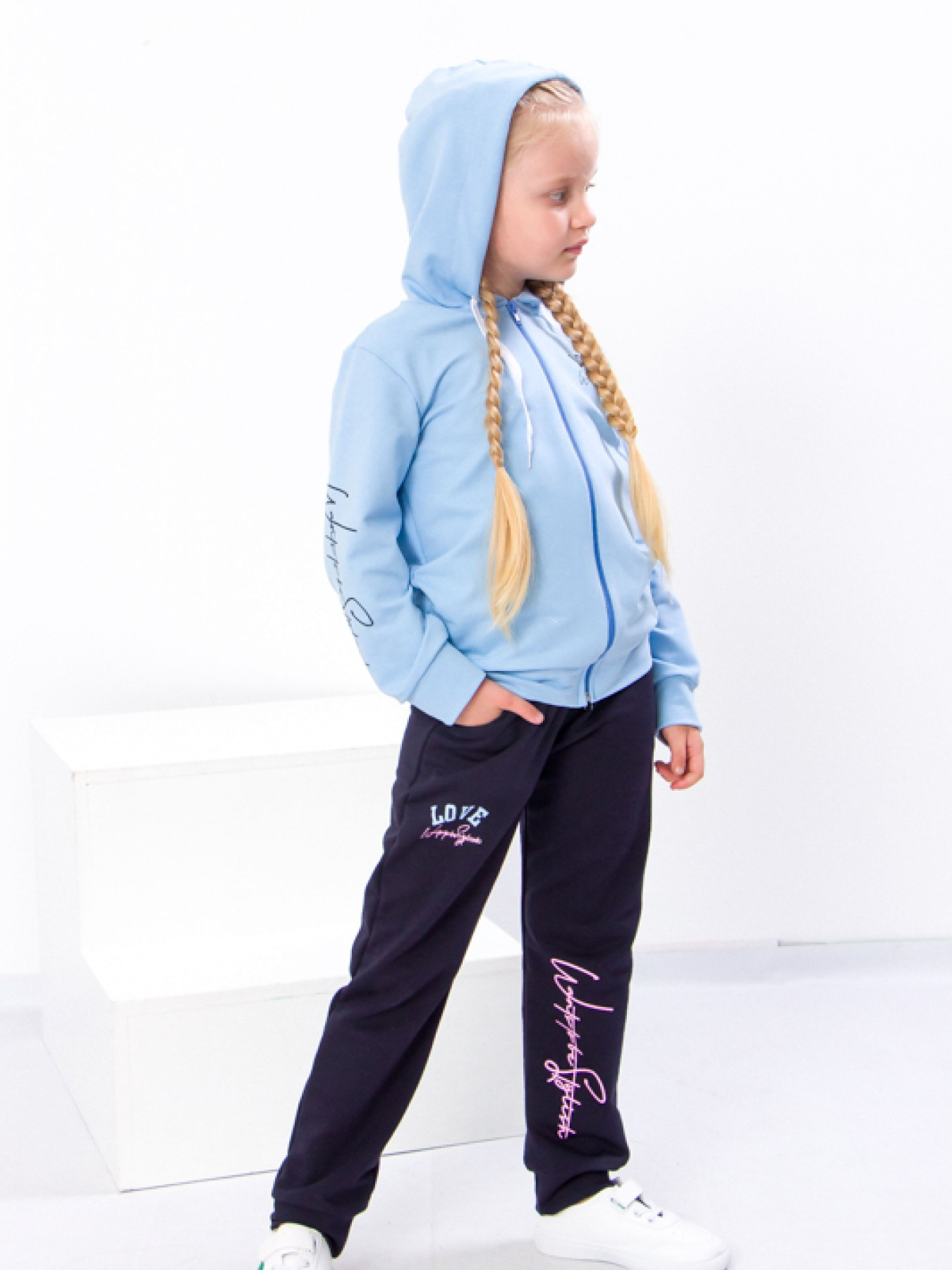 Спортивний костюм Носи своє модель 6018-057-33-2-blakitnij-love Фото