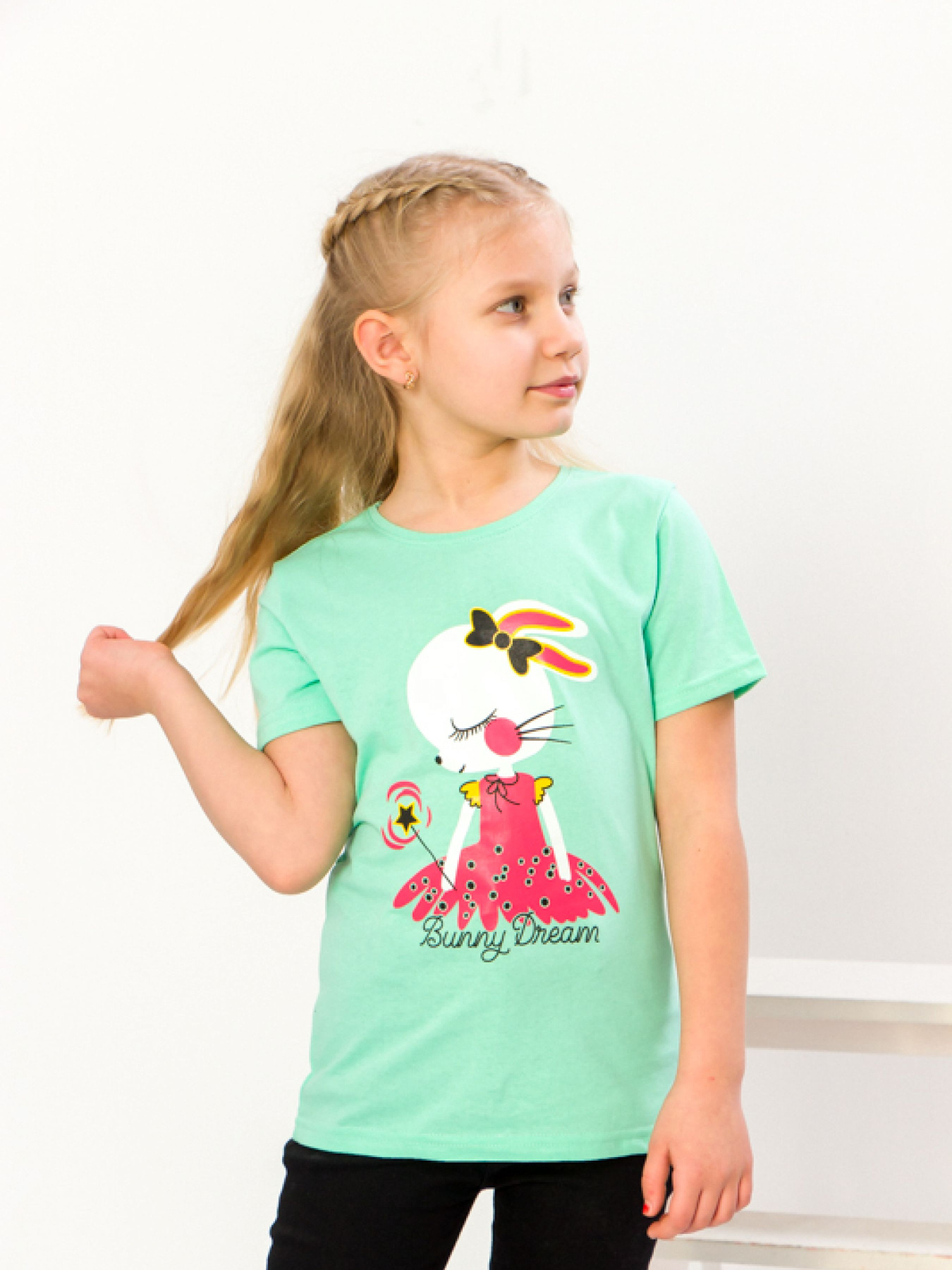 Футболка Носи своє модель 6021-001-33-5-zajka-mentol Фото