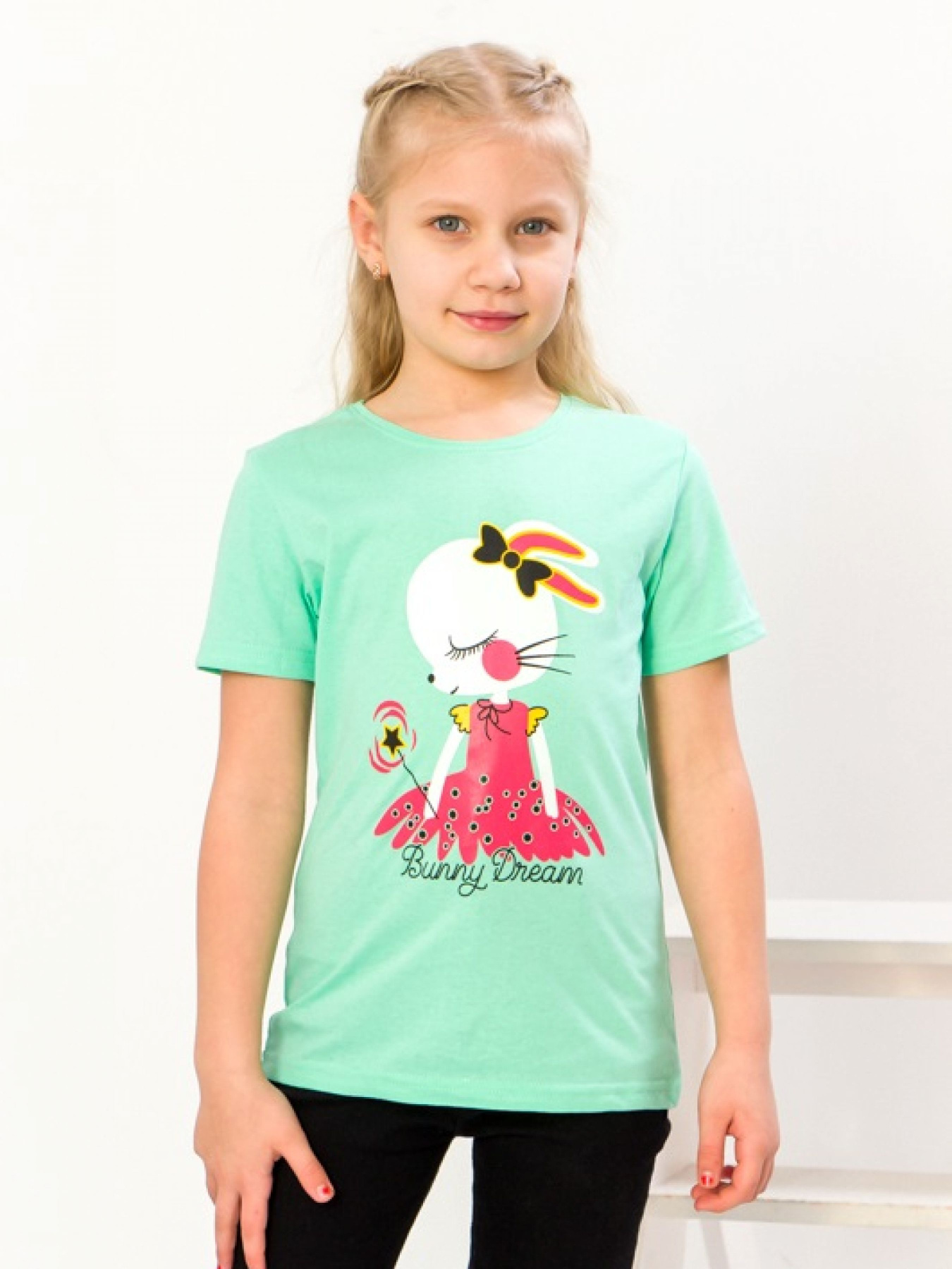 Футболка Носи своє модель 6021-001-33-5-zajka-mentol Фото