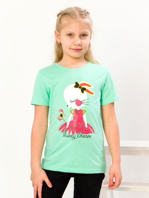 Футболка Носи своє модель 6021-001-33-5-zajka-mentol Фото