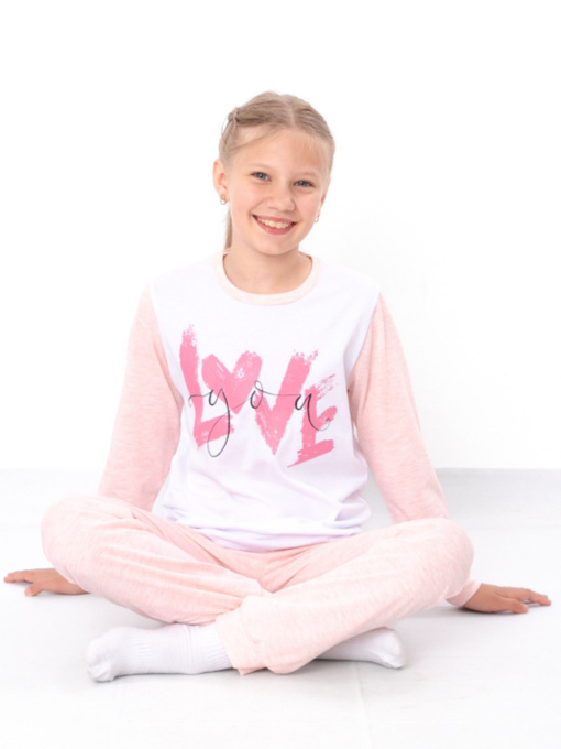 Пижама Носи своє модель 6076-001-33-5-persikovij-melanzh Фото