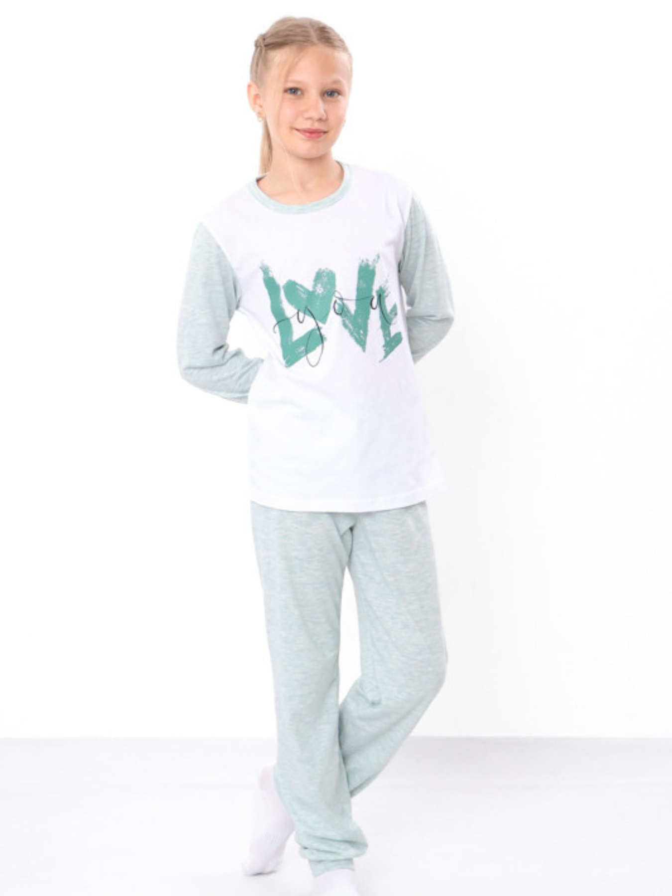 Піжама Носи своє модель 6076-001-33-5-zelenij-melanzh Фото