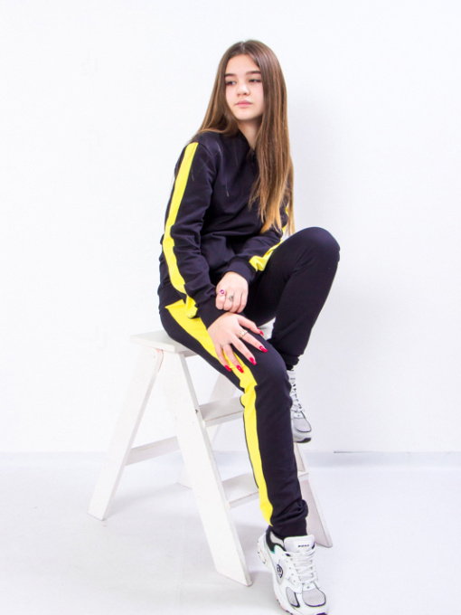 Спортивный костюм Носи своє модель 6152-057-1-chornilxno-sinj-zhovtij Фото