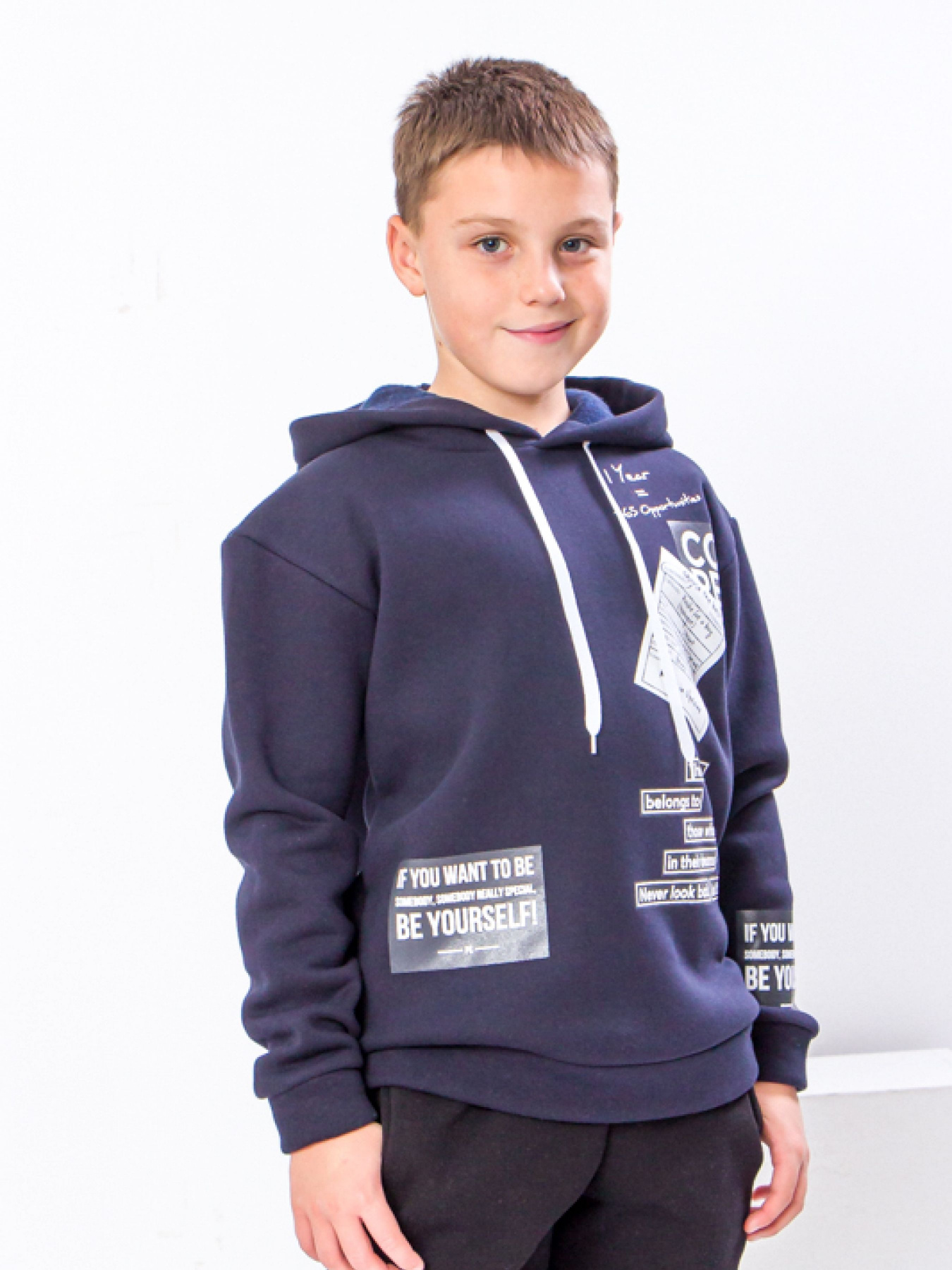 Худи Носи своє модель 6226-025-33-chornilxno-sinj Фото