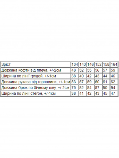 Спортивный костюм Носи своє модель 6241-057-chornilxno-sinj — фото 4 - INTERTOP