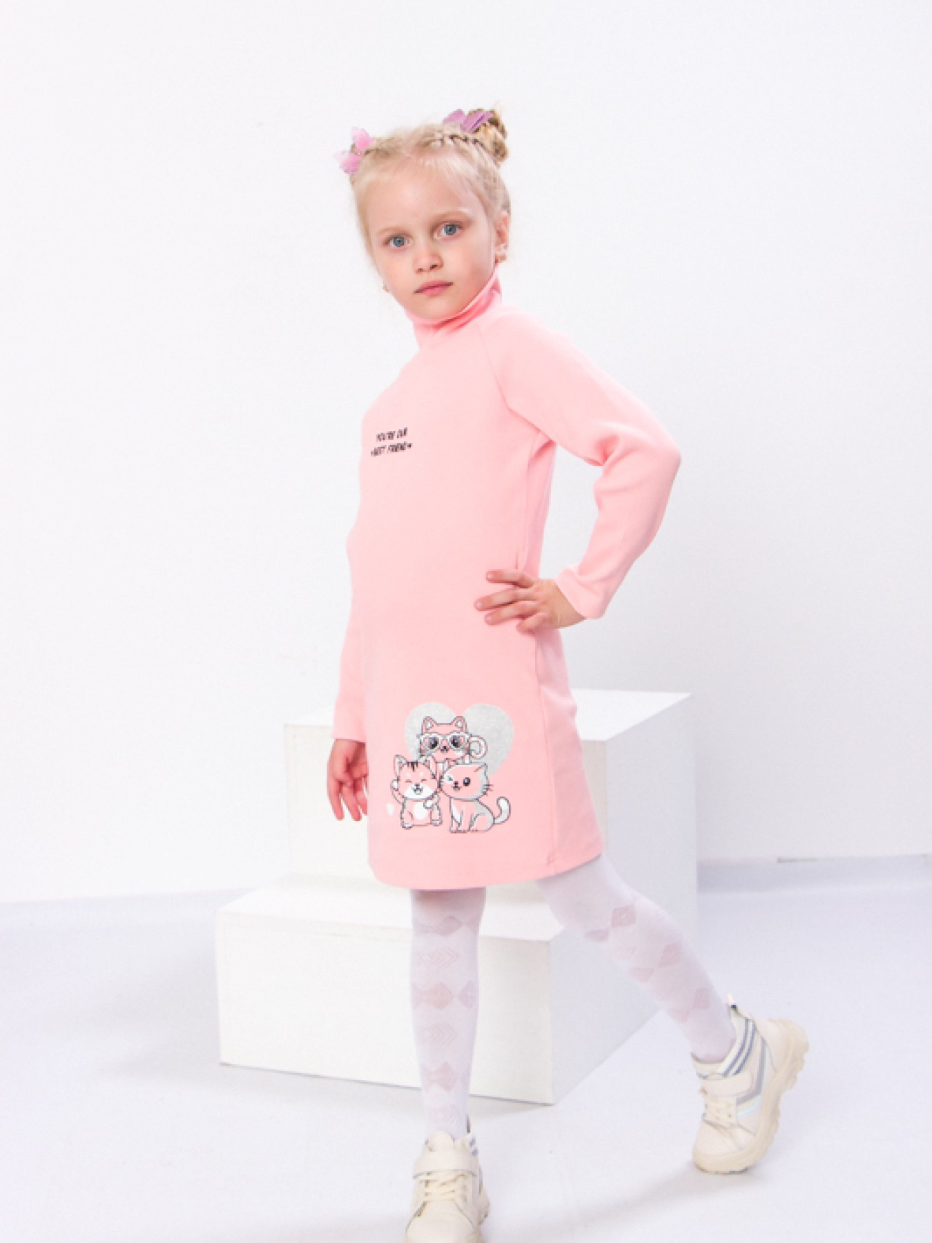 Платье мини Носи своє модель 6316-019-33-persik Фото