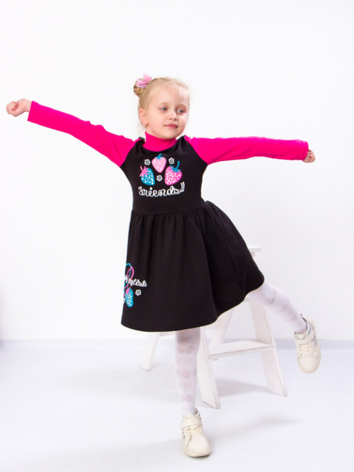 Платье мини Носи своє модель 6331-023-33-malina Фото