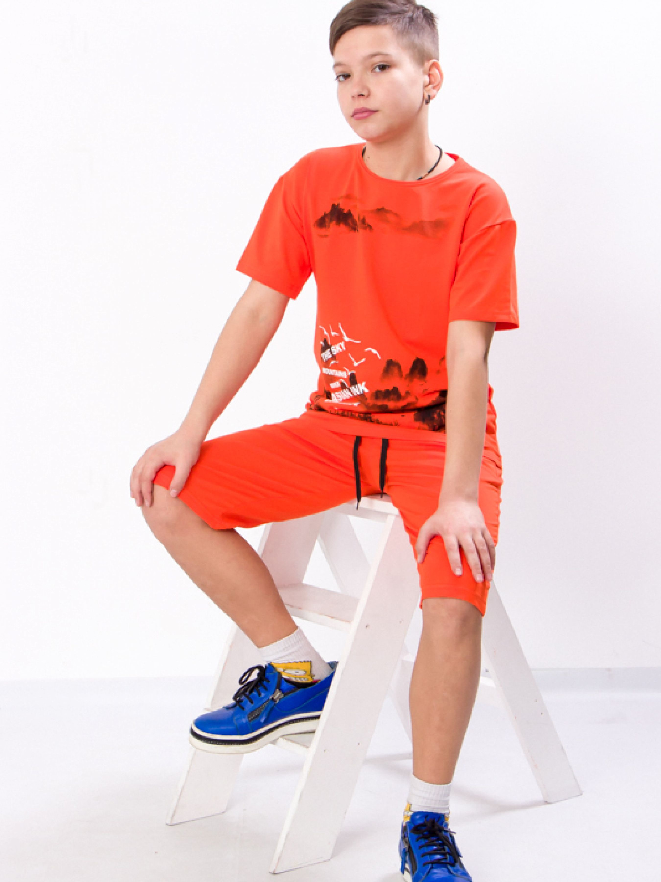 Повседневный костюм Носи своє модель 6336-057-33-1-pomaranchevij Фото