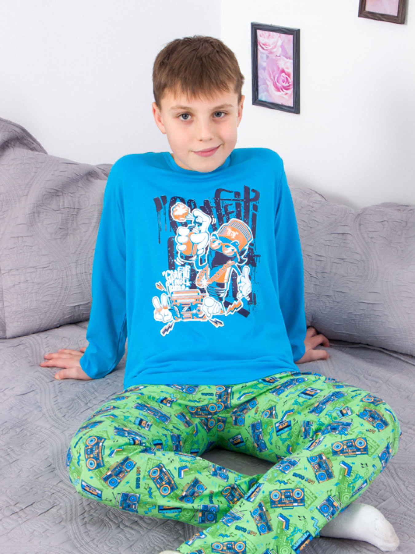 Пижама Носи своє модель 6347-002-33-1-magntofon-bryuzovij Фото