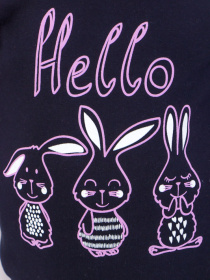 Худи Носи своє модель 6353-025-33-5-chornilxno-sinj-zajka Фото