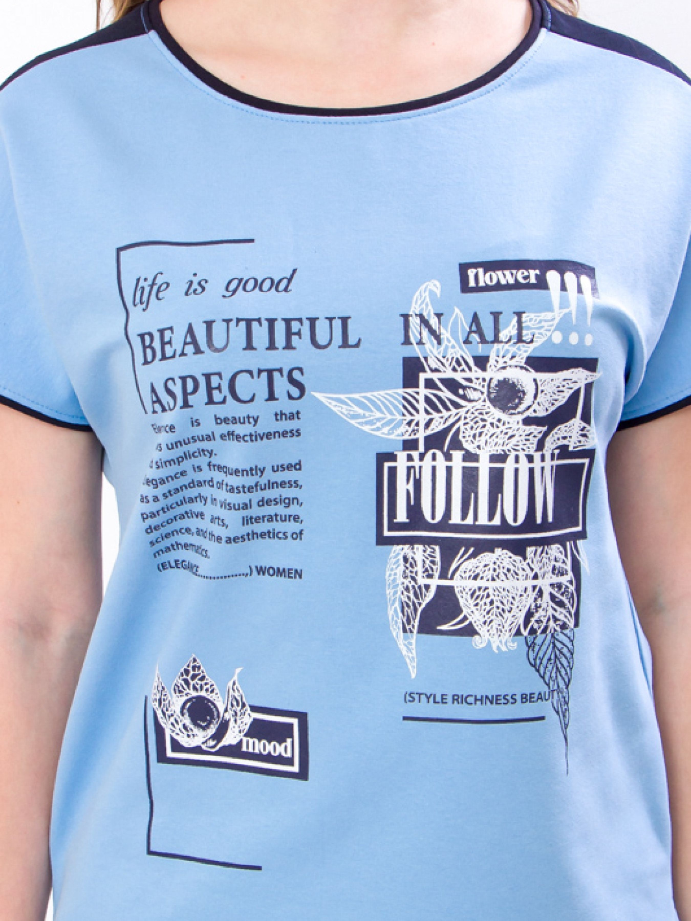 Повсякденний костюм Носи своє модель 8065-057-33-beautiful-blakitnij Фото