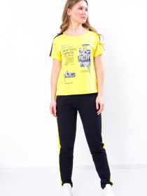 Повседневный костюм Носи своє модель 8065-057-33-beautiful-zhovtij Фото