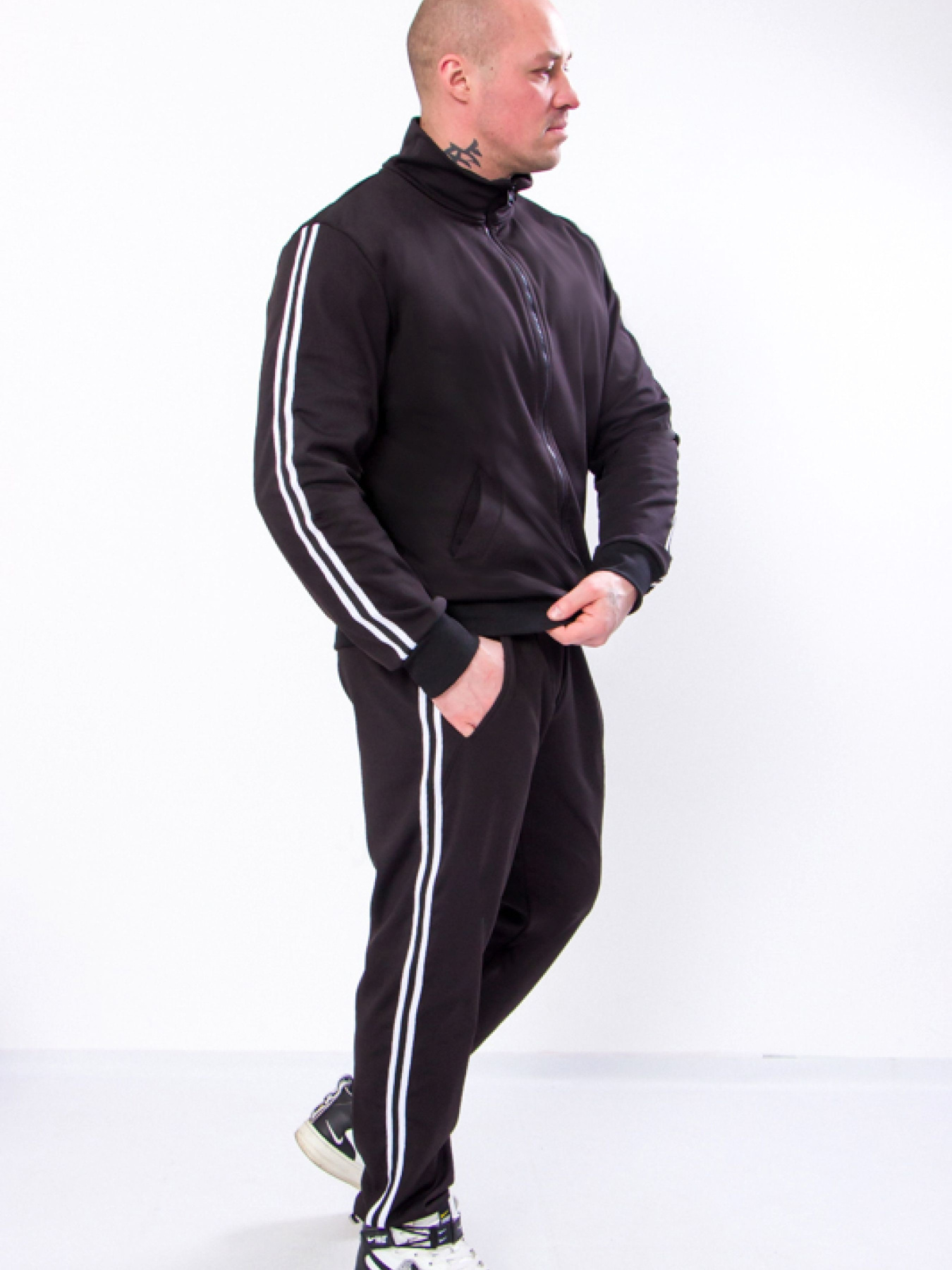 Спортивный костюм Носи своє модель 8179-099-chornij Фото