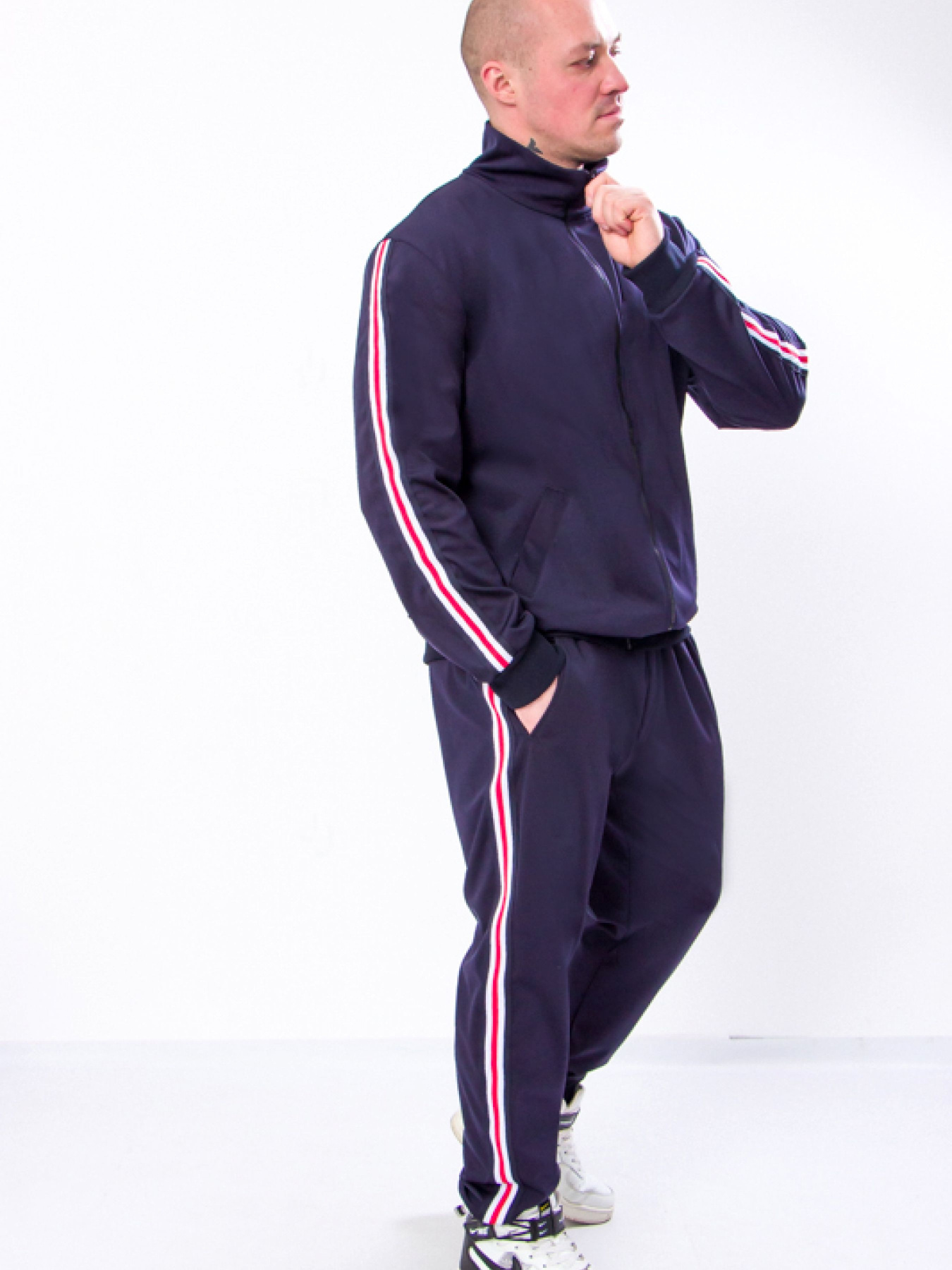 Спортивний костюм Носи своє модель 8179-099-chornilxno-sinj Спортивний костюм Носи своє модель 8179-099-chornilxno-sinj Фото