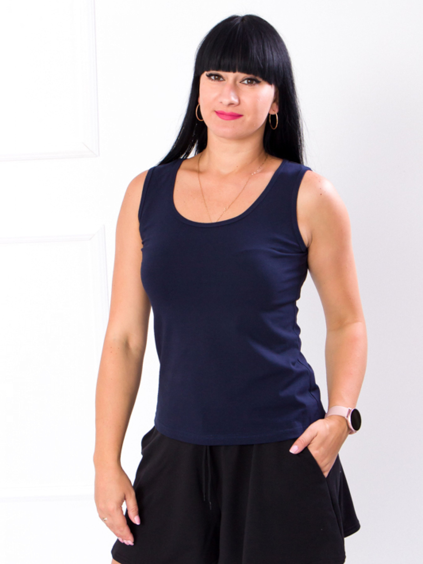 Майка Носи своє модель 8187-036-chornilxno-sinj Фото