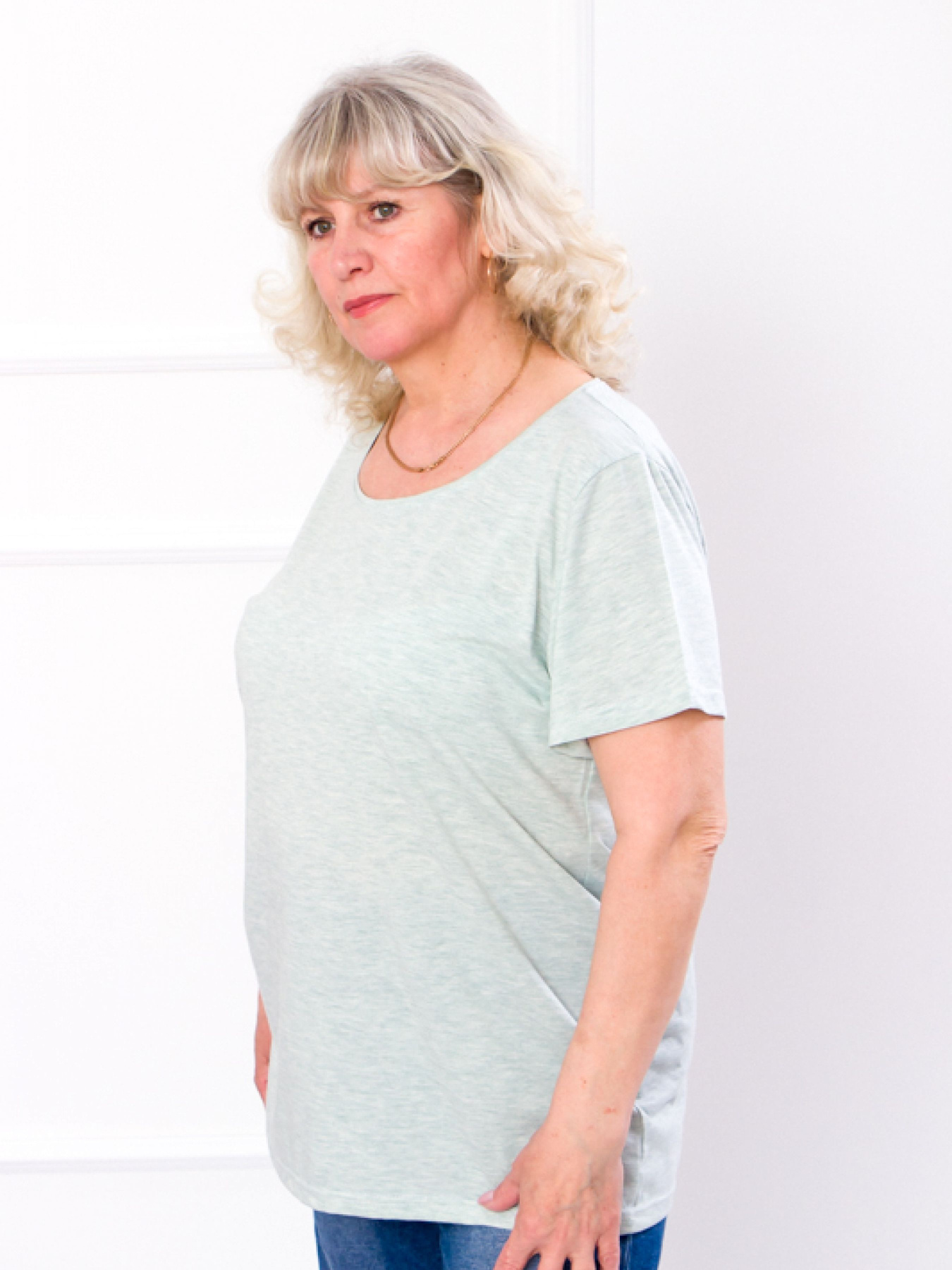 Футболка Носи своє модель 8200-001-1-zelenij-melanzh Фото