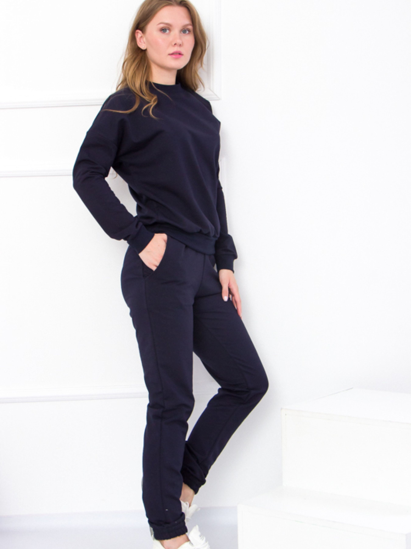 Спортивний костюм Носи своє модель 8226-057-1-chornilxno-sinj Фото