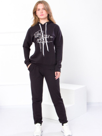 Повседневный костюм Носи своє модель 8234-057-33-1-chornij Повседневный костюм Носи своє модель 8234-057-33-1-chornij Фото