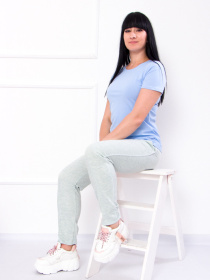 Брюки повседневные Носи своє модель 8282-057-zelenij-melanzh Фото