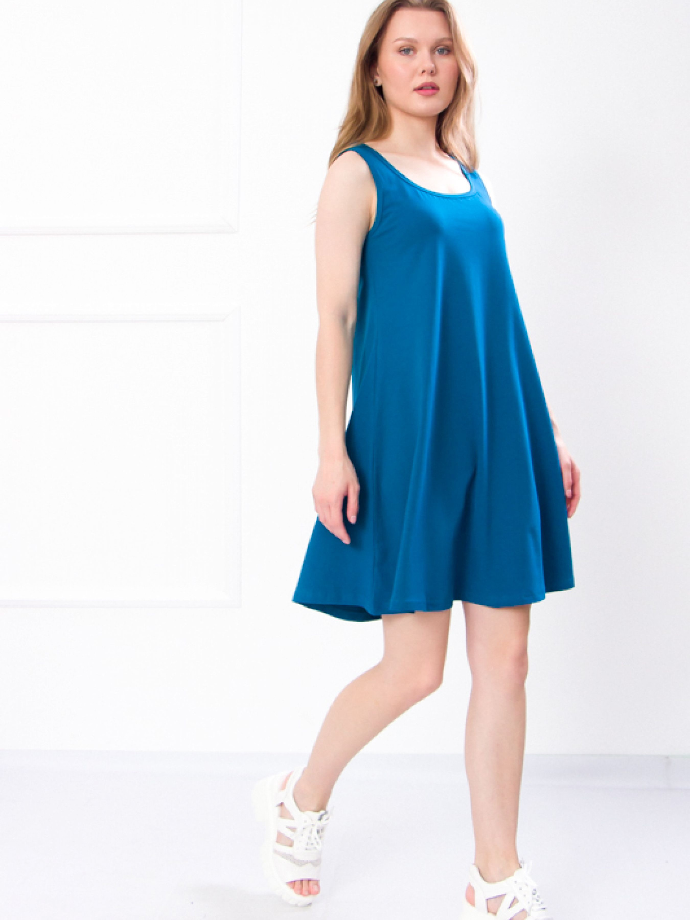 Платье мини Носи своє модель 8283-036-temna-bryuza Фото