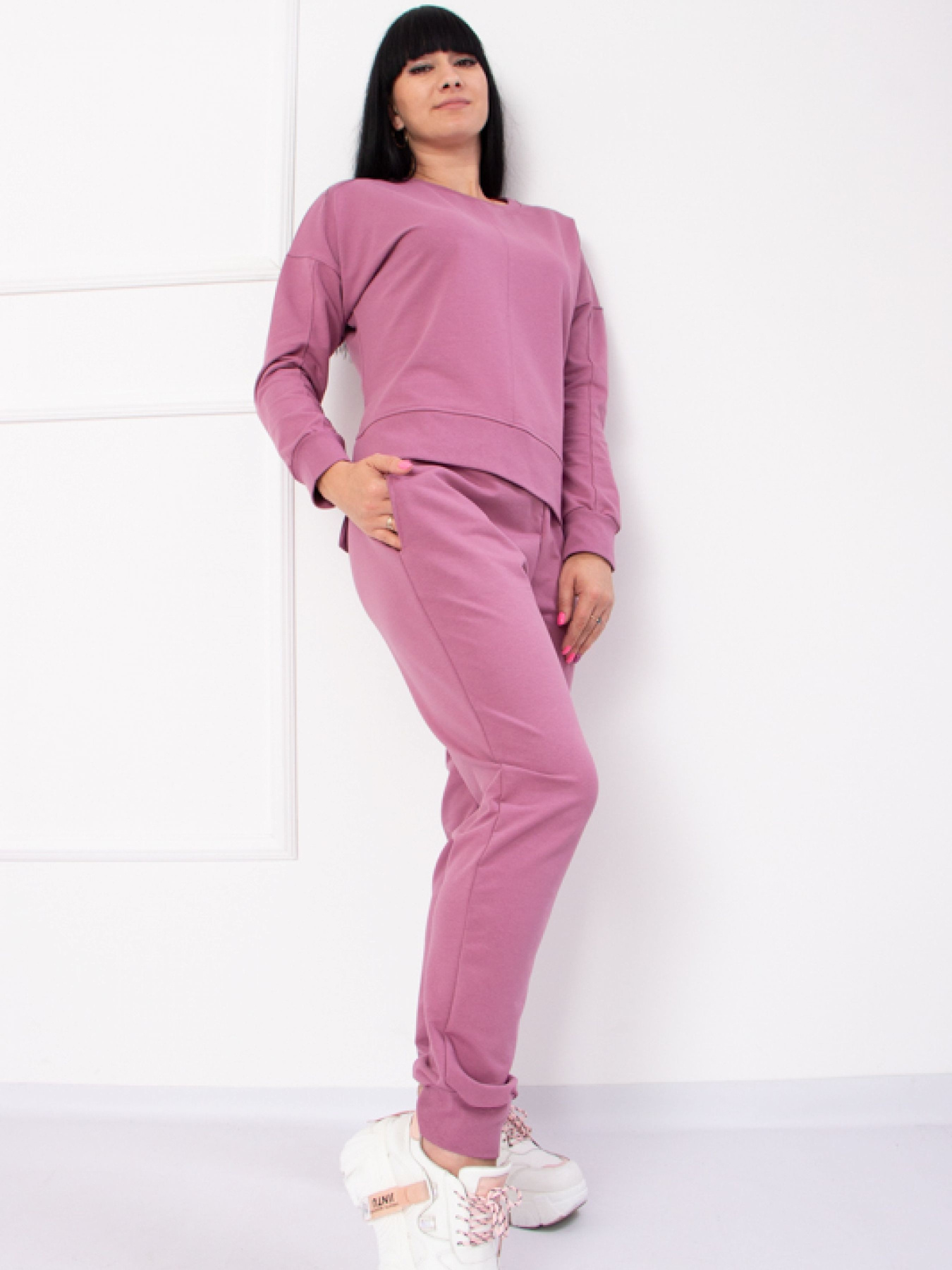 Спортивный костюм Носи своє модель 8285-057-popelqsta-troqnda Фото