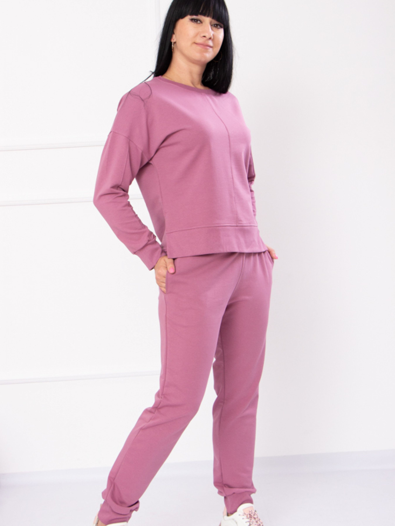 Спортивный костюм Носи своє модель 8285-057-popelqsta-troqnda Фото