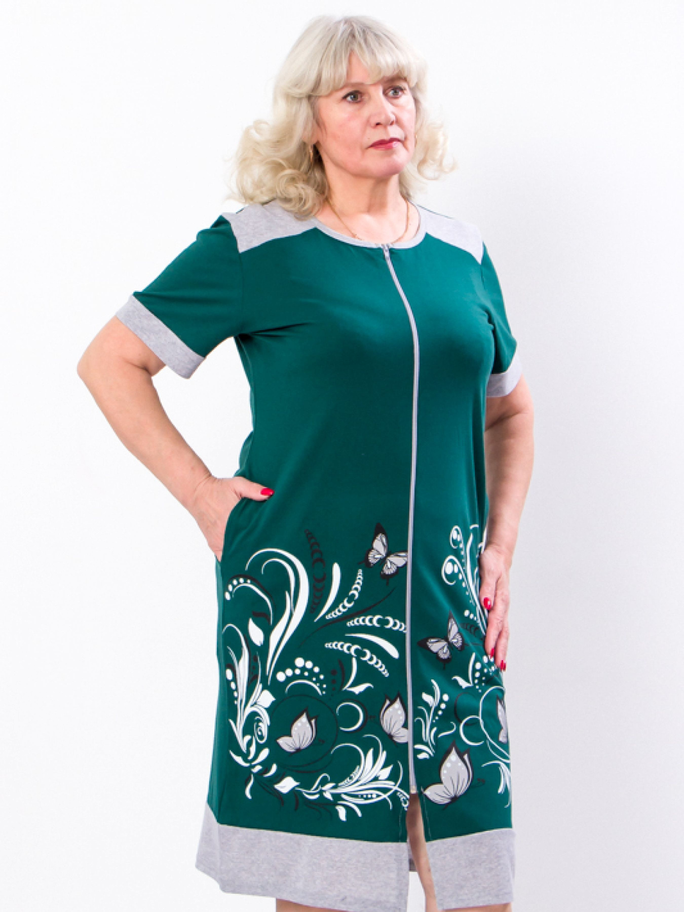 Халат Носи своє модель 8288-001-33-temno-zelenij Фото