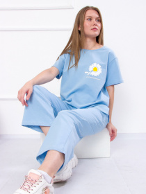 Повседневный костюм Носи своє модель 8295-057-33-blakitnij Фото