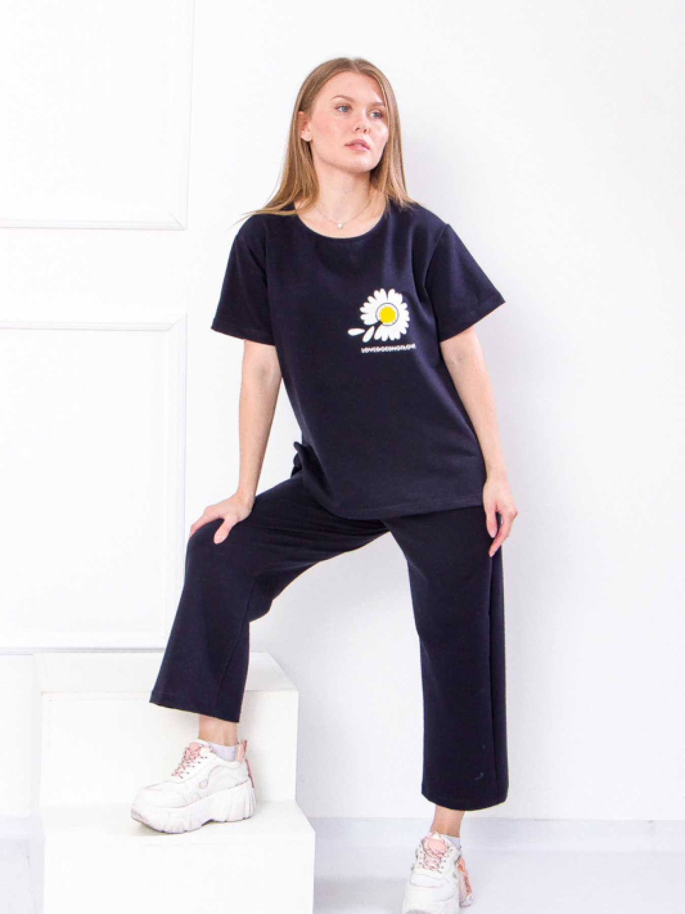 Повсякденний костюм Носи своє модель 8295-057-33-chornilxno-sinj Фото